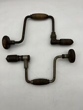 SET OF TWO ANTIQUE DRILL BRACES picture