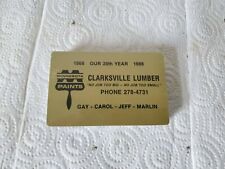 sealed deck of playing cards clarksville lumber minnesota paints iowa 1988 picture
