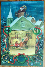 Vintage Tasha Tudor Art Guild Heritage P445 Night Before Christmas Card Unused picture