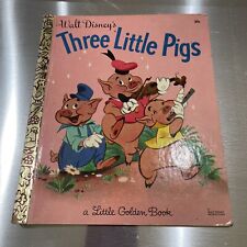 Walt Disney’s Three Little Pigs A Little Golden Book 1948 picture