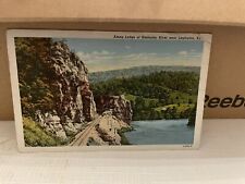 Vtg Postcard Linen Along Ledge Of Kentucky River Near Lexington KY 1947 picture