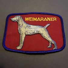 VTG  WEIMARANER Dog Sew On Patch picture