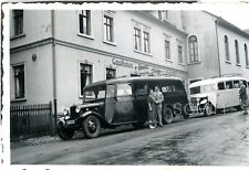 1934 Vintage Photos Germany Leipzig Limousines Building Gasthaus Gera ? picture