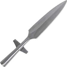 Hand-Forged Medieval Winged Spearhead 22.5 Inch High Carbon Steel, Easy Assembly picture