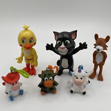 Fast Food Toys~ Fun Lot Cat~ Bulls~Wolf ~ 5 PC Retro Toys ~ Instant collection picture