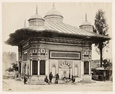 c.1862 PHOTO - MIDDLE EAST FRANCIS BEDFORD - FOUNTAIN OF THE SERAGLIO TURKEY picture
