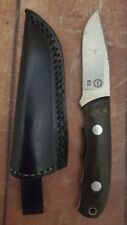 Bob Dozier Arkansas Made D2 Fixed Blade Pocket Knife w/ Sheath picture