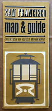 Vintage 1966 Guest Informant San Francisco Map & Guide Points of Interest picture