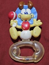 Vintage 1983 REMCO GARFIELD Character “ODIE” Baby rattle toy collectible 6” picture