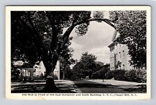Chapel Hill NC-North Carolina, U.N.C Old Well, Old East Dorm Vintage Postcard picture