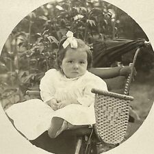 AZA Photograph RPPC Postcard 1910's Girl Portrait picture