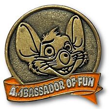 🌟VERY RARE Chuck E Cheese Ambassador Of Fun District Manager Pin -HTF🌟 picture