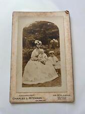 1880s Queen Mother ALEXANDRA UK Cabinet Photograph Edward VII Wife w/ GEORGE V picture