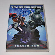TRANSFORMERS PRIME SEASON TWO  Signed ERNIE HUDSON  DVD  Autograph     picture