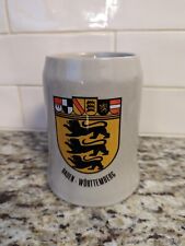 Vintage Staffel Baden Wurttemberg West Germany Half Litre .5L German Beer Mug picture