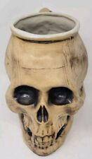 Very Cool & Detailed Ceramic Skull Mug / Decoration - Large 6 3/4