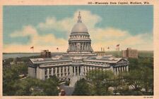 Vintage Postcard 1953 Wisconsin State Capitol Madison Wisconsin WI picture