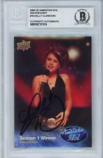Kelly Clarkson 2009 UD American Idol #19 Autograph BAS Beckett picture