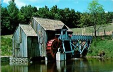 Old Mill & Water Wheel Guildhall Vermont VT Postcard L61 picture