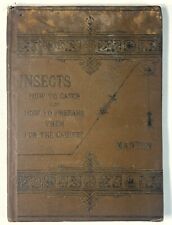 RARE Insects - How to Catch and prepare Them for the Cabinet 1881 Manson Ili. picture