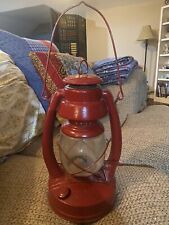 Vintage Red Embury No 2 Air Pilot Kerosene Lamp picture