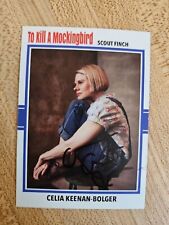 Celia Keenan-Bolger Custom Signed Card - Scout Finch In To Kill A Mockingbird picture
