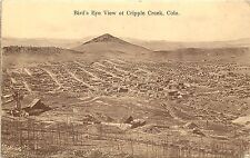 c1907 Printed Postcard Birdseye View of Cripple Creek CO Teller County Posted picture
