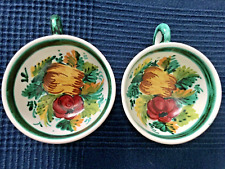 Two Vintage MINT Condition 1940s-50’s Italy Teacups Beautifully Hand Painted picture