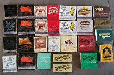 Vintage Matchbooks and Matchboxes from California Restaurants and More Lot of 28 picture