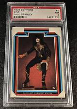 1978 Donruss Kiss PSA 7 #6 Paul Stanley Band Trading Card Rock Music Rare 70s picture