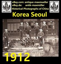 Korea Seoul 서울특별시 Crew S.M.S. Emden Imperial Palace photo 1912  - good size picture