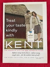 Vintage 1963 Kent Cigarettes Print Ad picture