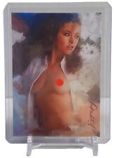 Linda Rhys Vaughn Limited Edition Art Card No. 2 #12/50 Signed By Edward Vela picture