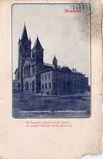 Milwaukee Wisconsin St Joseph's Church c1909 Vtg Postcard A11 picture