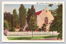 Postcard The Country Church of The City Chicago Illinois picture