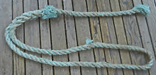 AWESOME AQUA BLUE NAUTICAL ROPE BEACH FIND WOW YARD DECOR picture