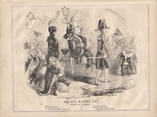 1843 Punch Cartoon Guy Mayor's Day  picture