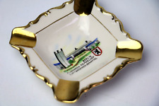 Vintage Berlin Ashtray Tempelhof Airport Bavaria Germany 3.5 Inch Porcelain picture