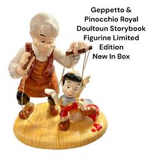 Geppetto and Pinocchio DM3 Royal Doultoun Storybook Figurine Limited Edition New picture