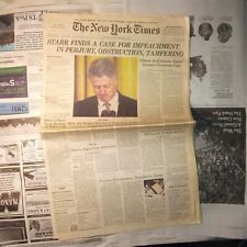 The New York Times - Sept 12 1998 - Clinton - Starr picture