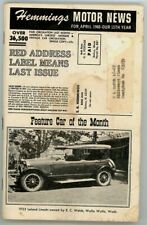 Hemmings Motor News, April, 1968, Vol 15, #4, Vintage, 1922 Lincoln, Book picture