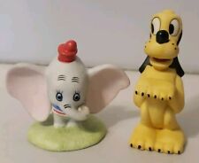 The Disney Collection 1989 Pluto &  1987 Dumbo Bisque Figurine  picture