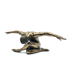 Muscular Naked Man Statue with Open Arms picture
