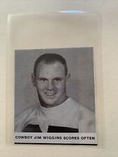 Jim Wiggins Oklahoma State Cowboys 1958 Football SI Panel RARE picture