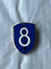 US ARMY 8TH INFANTRY DIVISION HAT PIN MEASURES 1 INCH (EE P15393) picture