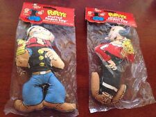 VINTAGE 1979 LOT POPEYE AND OLIVE OYL STUFFED FOAM TOYS BY CRIBMATES SEALED NEW picture