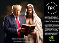 Donald Trump Photo Jesus Christ Digital Image, 1/1 Rare Collectible w/Proof picture