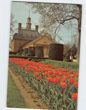 Postcard The Governors Palace Garden Williamsburg Virginia USA picture