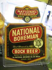 RARE National Bohemian Bock Beer Label Set National Brewery Detroit Michigan NOS picture