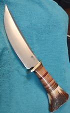 Scagel Style Custom Hand Made Knife By AB Custom Cutlery 1095 High Carbon Steel  picture